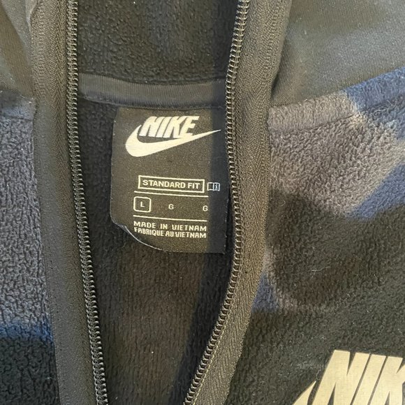 Boy Nike Camo Fleece Jacket with hood - Picture 4 of 4